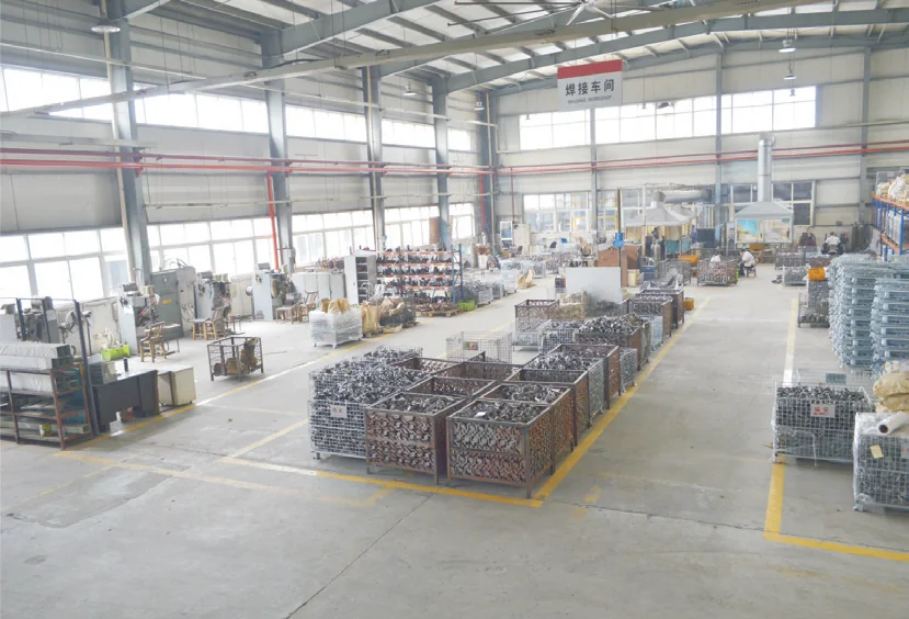 Welding workshop and finished parts storage at Yuyii Tech